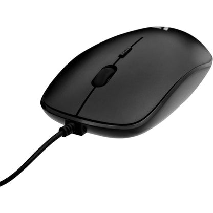 Ratón óptico USB para ordenador portátil, notebook, 1.8 m, con cable, 1600 dpi