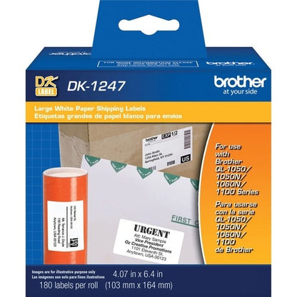 DIE-CUT LARGE SHIPPING PAPER MULTI 3 LABELS 4X6IN