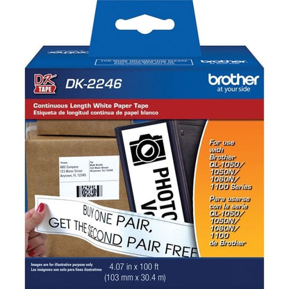 CINTA DE PAPEL BLANCO DE LONGITUD CONTINUA MULTI 3 103MMX30.4M