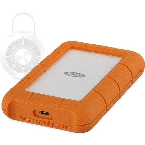 5TB LACIE RUGGED USB-C USB 3.1 TYPE C 3600 RPM 1MB 2.5E