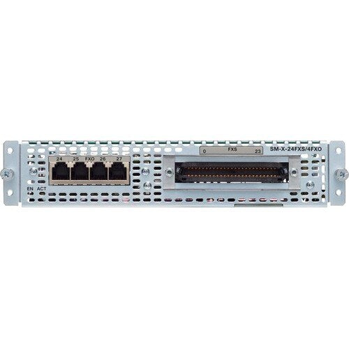 FIXED PORT HIGH DENSITY ANALOG VOICE SVC MOD FOR ISR4K