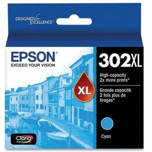 Encre cyan T302XL avec capteur