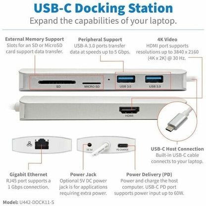 Station d'accueil Tripp Lite par Eaton U442-DOCK11-S