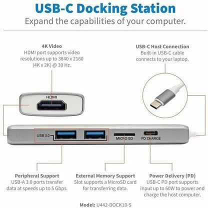 Tripp Lite by Eaton U442-DOCK10-S Docking Station
