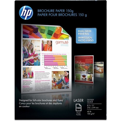 150 HOJAS 8.5X11 BRILLANTE 44LB LASERJET