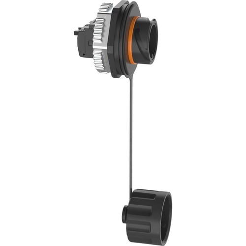 Panduit IndustrialNet Industrial Cat 6A RJ45 UTP Bulkhead Connector