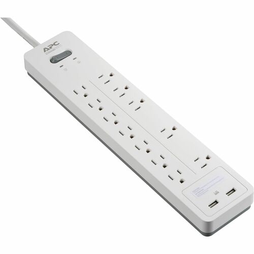Parasurtenseur APC by Schneider Electric SurgeArrest pour la maison et le bureau, 12 prises