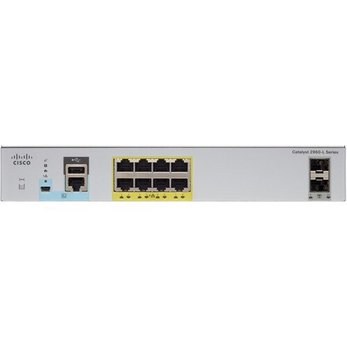 CATLYST2960L 8PRT GIGEW/POE 2X1G SFP LANLITE REMANUFACTURED