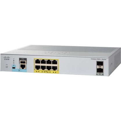 CATLYST2960L 8PRT GIGEW/POE 2X1G SFP LANLITE REMANUFACTURED