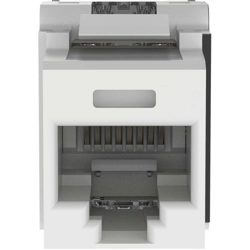 Module de prise jack Panduit UTP RJ45 Cat 6A Keystone Punchdown, WH - MOQ (commande minimum)