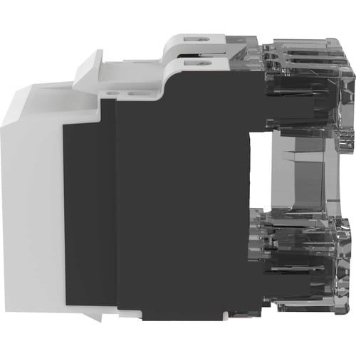 Module de prise jack Panduit UTP RJ45 Cat 6A Keystone Punchdown, WH - MOQ (commande minimum)