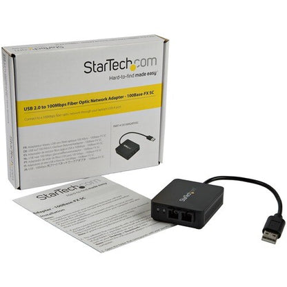 Convertisseur USB vers fibre optique StarTech.com - 100 Mbit/s