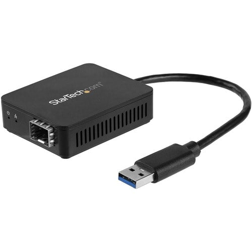 Convertidor USB 3.0 a fibra óptica de StarTech.com - Adaptador USB a SFP abierto