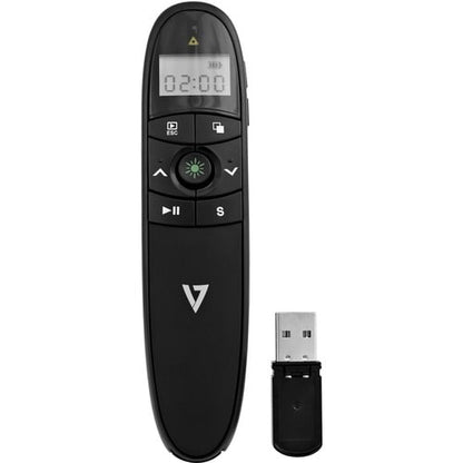 Présentateur laser vert sans fil professionnel V7 - Noir - Laser