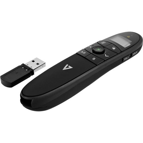 Présentateur laser vert sans fil professionnel V7 - Noir - Laser