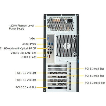 Supermicro SuperWorkstation 7039A-i Server Barebone System - Mid-tower