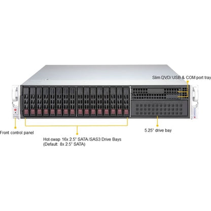 Supermicro SuperServer 2029P-TXRT Server Barebone System - 2U Rack-mou
