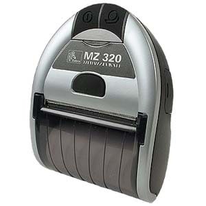 Impresora térmica directa móvil Zebra MZ 320 - Portátil - Impresión de recibos - USB - Azul