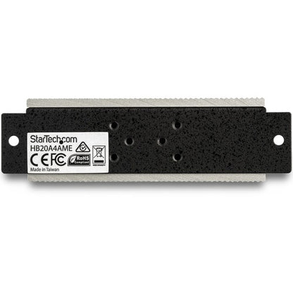 StarTech.com Concentrador USB 2.0 de 4 puertos - Concentrador USB industrial de metal (USB-A a 4 puertos USB)