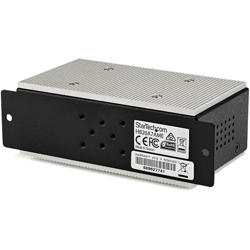 StarTech.com 7 Port USB 2.0 Hub - Metal Industrial USB Hub (USB-A to 7 USB