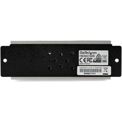 StarTech.com 7 Port USB 2.0 Hub - Metal Industrial USB Hub (USB-A to 7 USB