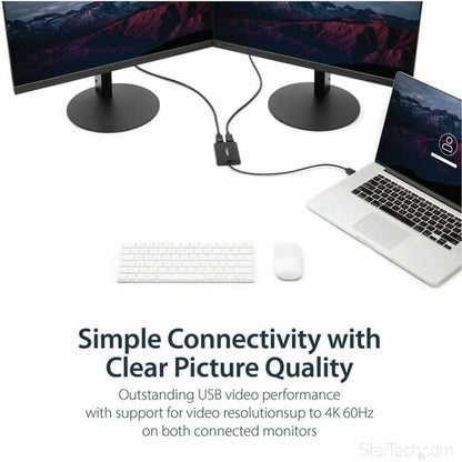 Adaptador USB a DisplayPort dual de StarTech.com