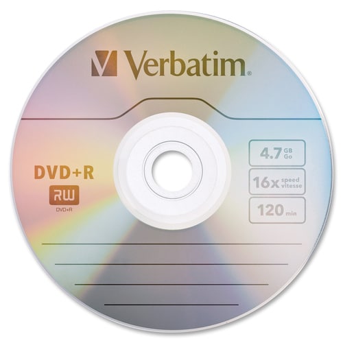 Verbatim 95102 DVD Recordable Media - DVD-R - 16x - 4.70 GB