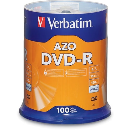 Verbatim 95102 DVD Recordable Media - DVD-R - 16x - 4.70 GB