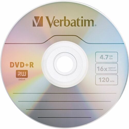 Verbatim 95098 DVD Recordable Media - DVD+R - 16x - 4.70 GB