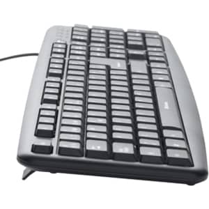 TECLADO USB DELGADO CON CABLE MULTI 6