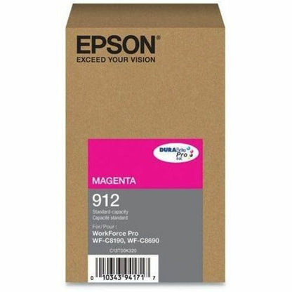 Encre jet d'encre Epson DURABrite Pro 912 Originale à rendement standard C