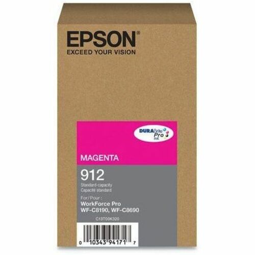 Encre jet d'encre Epson DURABrite Pro 912 Originale à rendement standard C