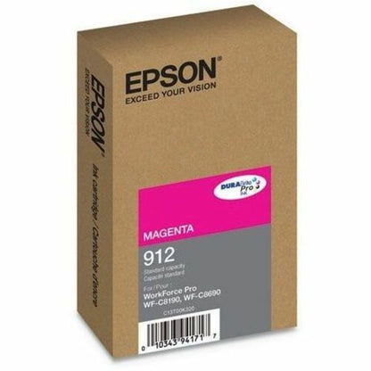 Encre jet d'encre Epson DURABrite Pro 912 Originale à rendement standard C