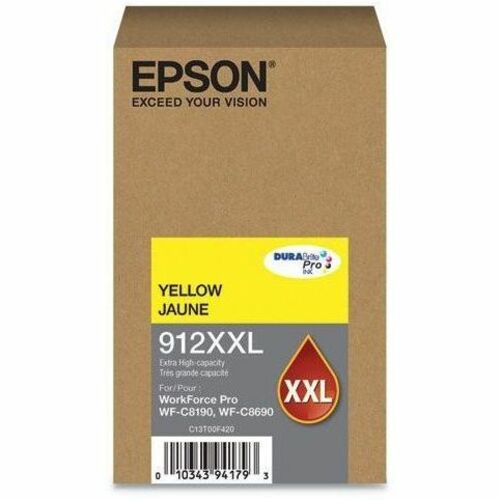 T912 DURABRITE EXTRA HIGH CAP ENCRE JAUNE CRTRG/WF-C8690 WF-C81