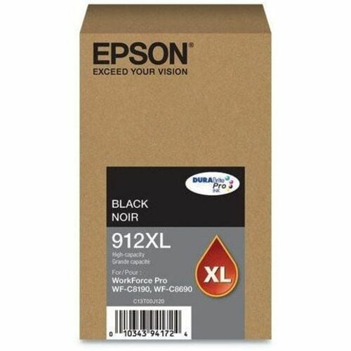 Encre jet d'encre haute capacité d'origine Epson DURABrite Pro 912XL pour voiture
