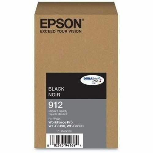 Encre jet d'encre Epson DURABrite Pro 912 Originale à rendement standard C