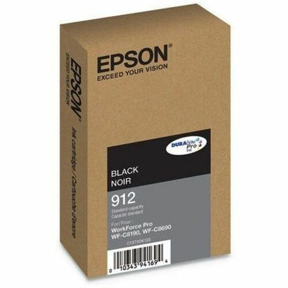 Encre jet d'encre Epson DURABrite Pro 912 Originale à rendement standard C