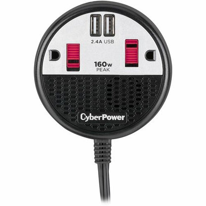 Cyber Power CyberPower CPS160PPB2U 160W Power Inverter - Black/Red - I