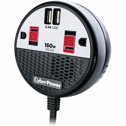 Cyber Power CyberPower CPS160PPB2U 160W Power Inverter - Black/Red - I