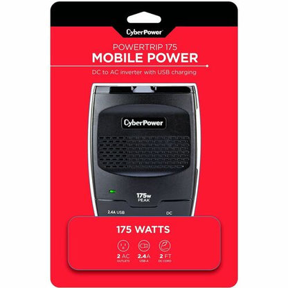 Cyber Power CyberPower CPS175PSU 175W Power Inverter - Black - Input V