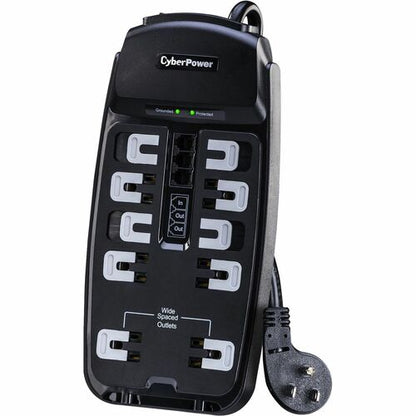 Cyber Power CyberPower Home Office Surge Protection - Black - 10 x NEM