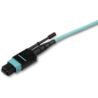 StarTech.com - Cable de fibra óptica multimodo OM3 dúplex de 5 m (16,4 pies) MTP(F)/PC a 4 LC/PC