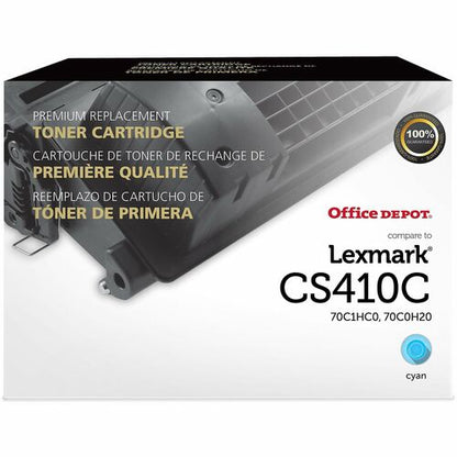 Cartouche de toner V7 de remplacement Lexmark 70C1HC0, rendement de 3 000 pages, 4AZ166