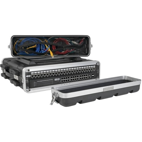 Tripp Lite by Eaton 2U ABS ABS Server Rack Equipment Flight Case for S