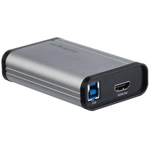 StarTech.com HDMI to USB C Video Capture Device UVC 1080p 60fps, External USB 3.0 HDMI Audio/Video