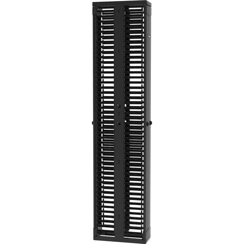 Gestionnaire de câbles vertical Panduit PatchRunner 2 - Gestionnaire de câbles vertical - Noir - Rack 45U H