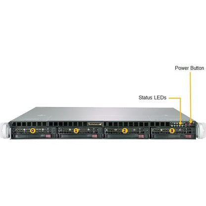 Supermicro A+ Server 1013S-MTR Server Barebone System - 1U Rack-mounta