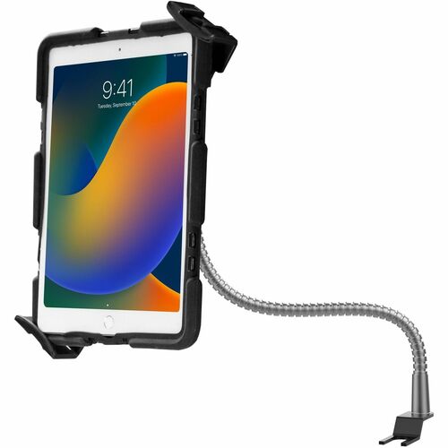 Soporte de cuello de cisne de seguridad de liberación rápida digital CTA para tabletas de 7 a 14 pulgadas, en