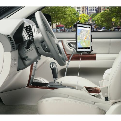 Soporte de cuello de cisne de seguridad de liberación rápida digital CTA para tabletas de 7 a 14 pulgadas, en