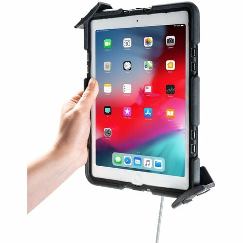Soporte de cuello de cisne de seguridad de liberación rápida digital CTA para tabletas de 7 a 14 pulgadas, en